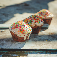 sweet capkakes - lush, sweet pastries (meal outdoors) - cuisine.  Food background