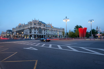 im Jugendstil erbaut, Metropol Hotel, Moskau, Russische Föderation 