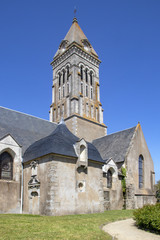 Fototapeta premium Noirmoutier en île . Eglise Saint Philbert. Vendée