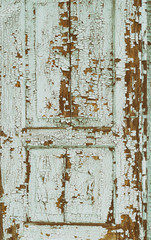 Texture of an old cracked paint, on a wooden surface