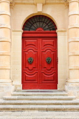 Naklejka premium Colourful front door