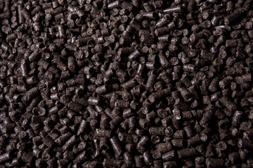 Pellets - new environmentally friendly fuel, close-up