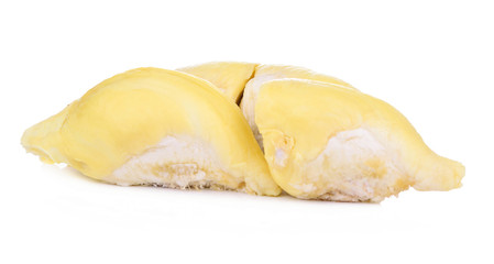 Durian isolated on white background.