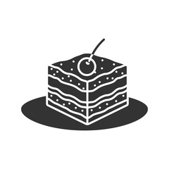 Tiramisu glyph icon