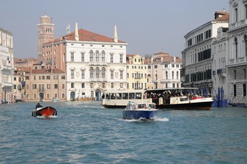 Canal Grande, Venedig, Venetien, Italien, Europa