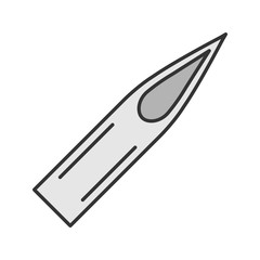 Tattoo needle tip color icon