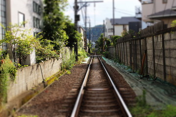 Fototapeta premium 線路 レトロ