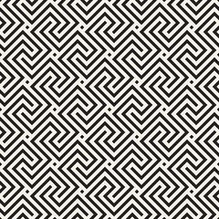 Vector seamless geometric pattern. Simple abstract lines lattice. Repeating elements stylish background