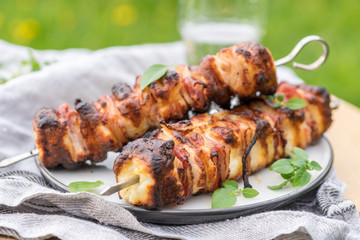 Halloumi Cheese Kebabs
