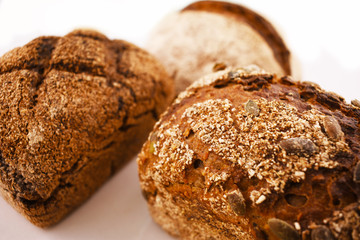 black bread close-up