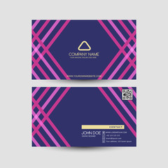 Business Card with purple styles