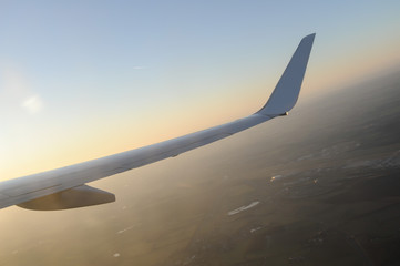 Obraz premium Himmel Flugzeug Landschaft Stimmung 