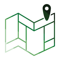 Navigation map icon