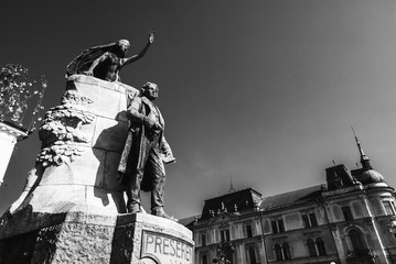 Ljubljana street Slovenian