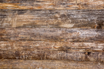 Wooden fence, close-up © Андрей Котомин