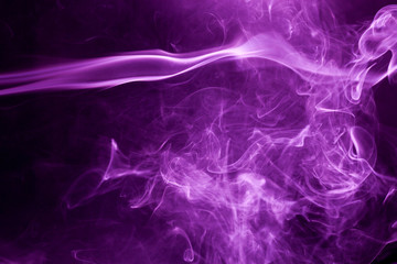 Toxic purple smoke.