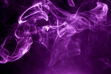 Toxic purple smoke.