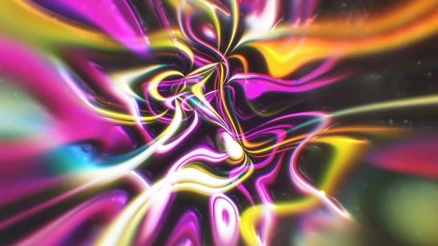 Abstract glow energy background with visual illusion and wave effects, 3d rendering computer generating