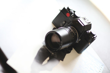 Klassische Spiegelreflex  Kamera