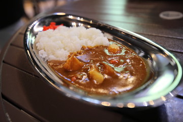 Japanese food curry rice Japan - 205232674