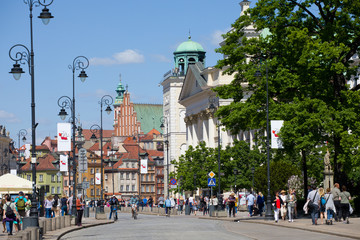 Old city in Warsaw.