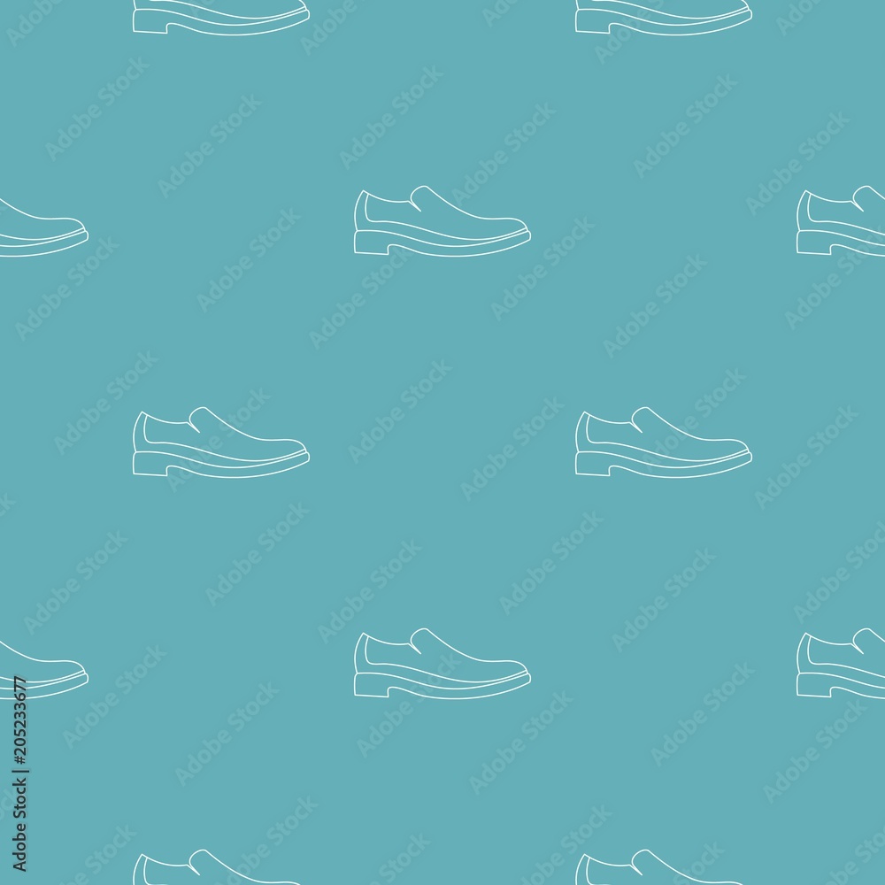 Poster men shoe pattern vector seamless repeating for any web design