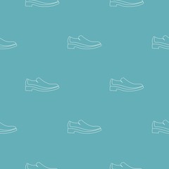 Men shoe pattern vector seamless repeating for any web design