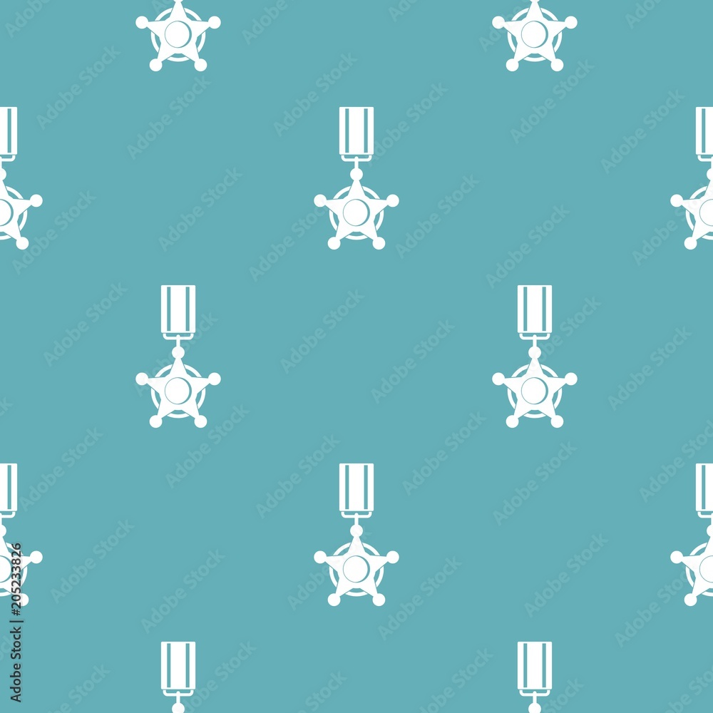 Poster medal pattern vector seamless repeating for any web design
