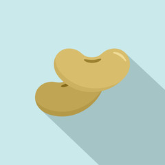 Beans icon. Flat illustration of beans vector icon for web design