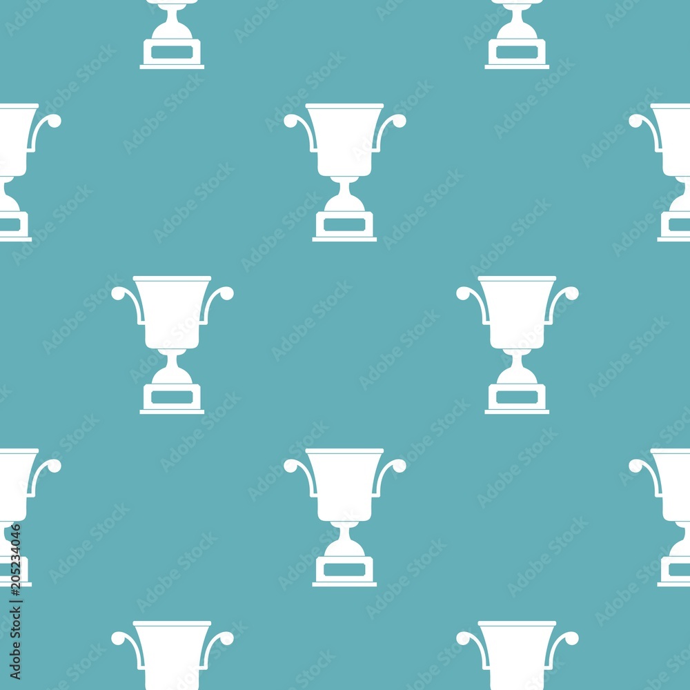 Poster cup award pattern vector seamless repeating for any web design