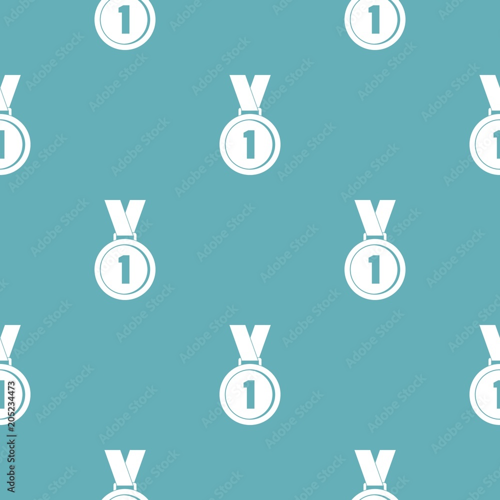 Poster medal pattern vector seamless repeating for any web design