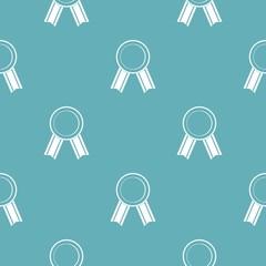 Award ribbon pattern vector seamless repeating for any web design