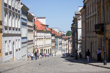 Mostowa Street in Warsaw.