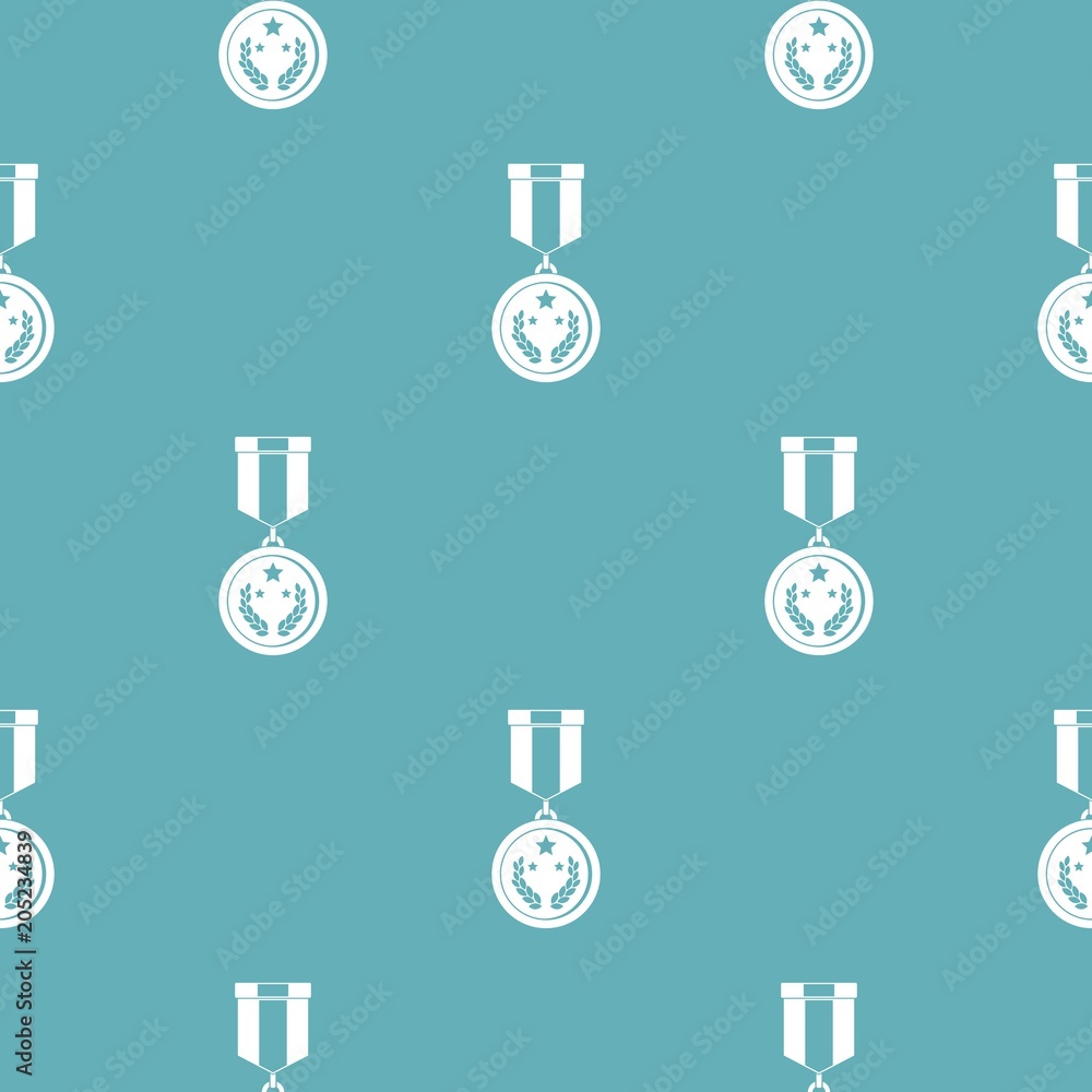 Poster medal pattern vector seamless repeating for any web design