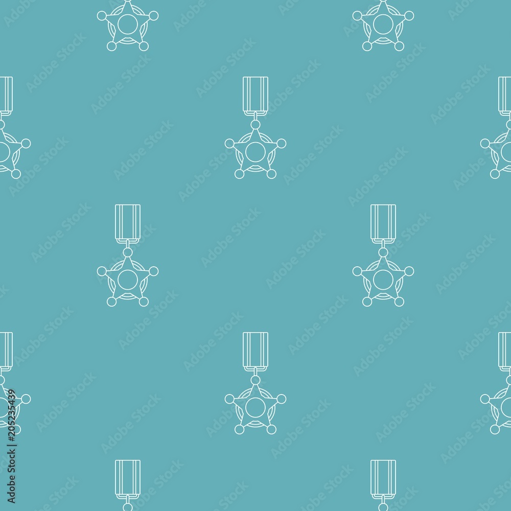 Poster medal pattern vector seamless repeating for any web design