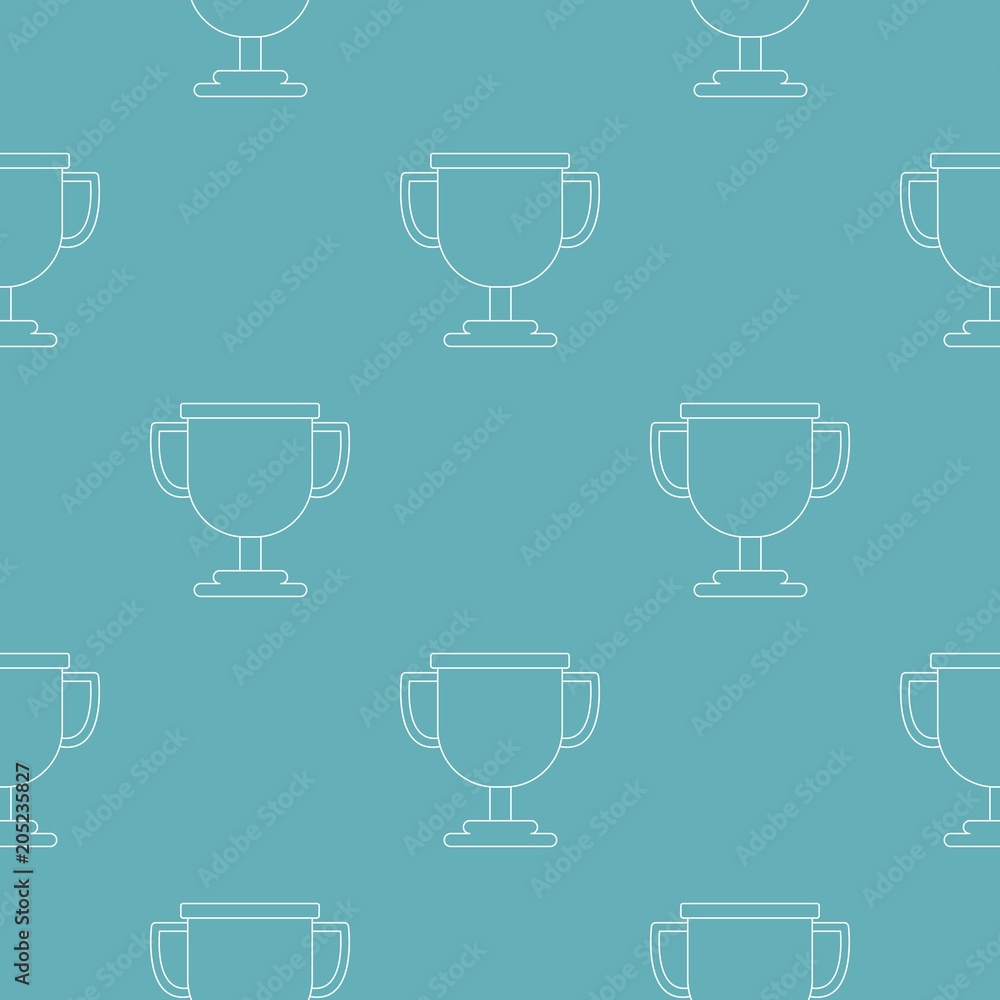 Aufkleber cup award pattern vector seamless repeating for any web design