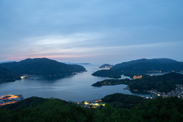 五老岳からの舞鶴湾