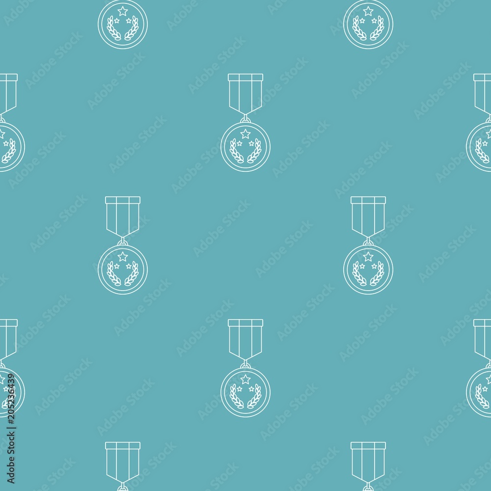 Poster medal pattern vector seamless repeating for any web design