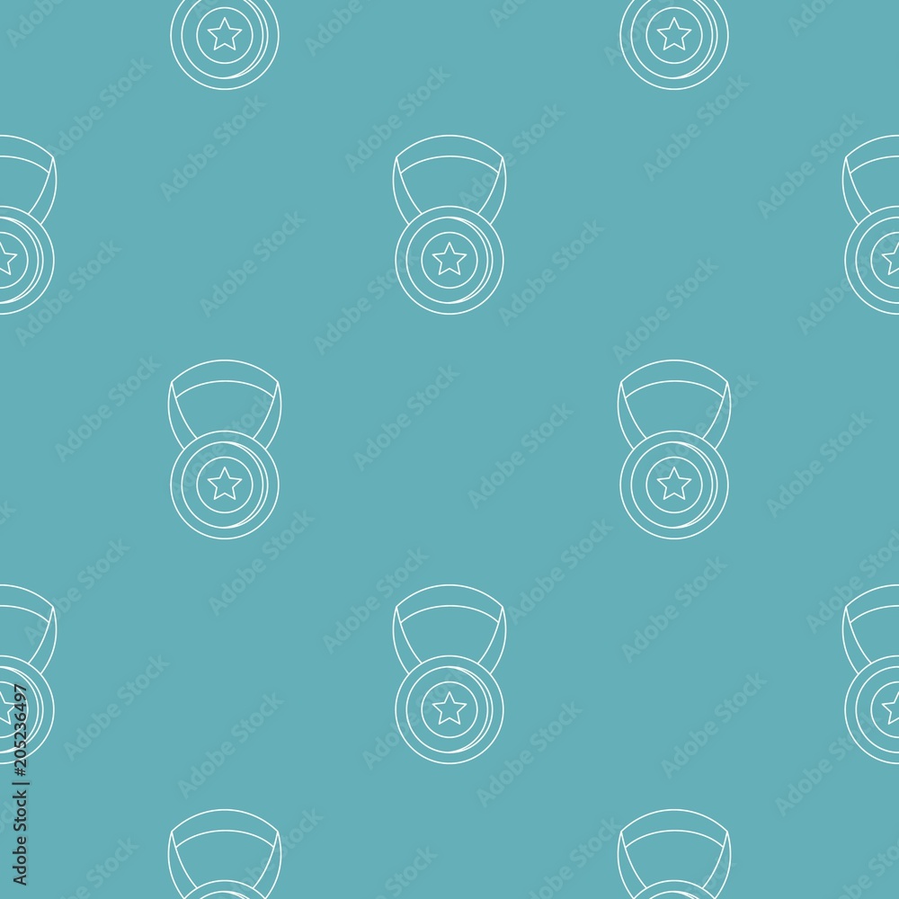 Poster medal pattern vector seamless repeating for any web design