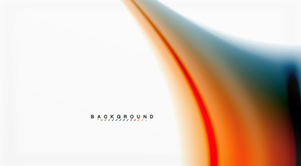 Swirl fluid flowing colors motion effect, holographic abstract background