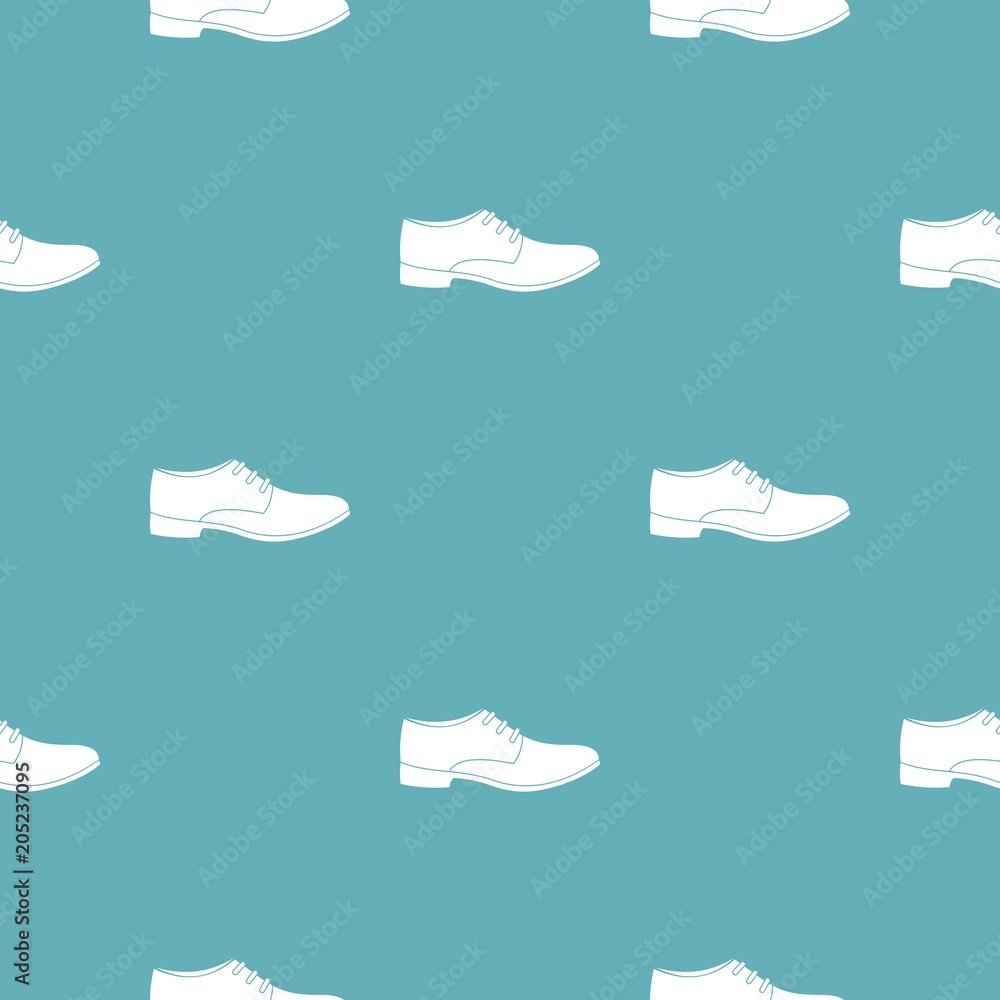 Poster men shoe pattern vector seamless repeating for any web design