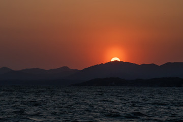 宍道湖の夕日