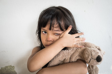 Parents left the girl To stay home alone she is very poor