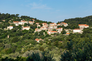 Obraz premium Govedari,small village on island Mljet.Croatia