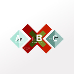 Infographic option banner