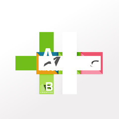 Infographic option banner