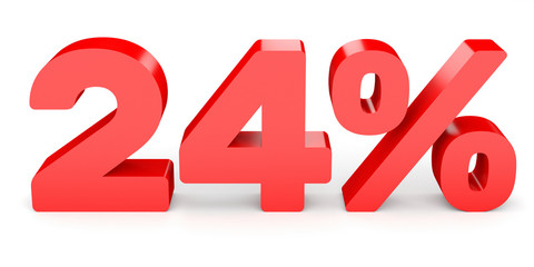 Twenty four percent off. Discount 24 %.