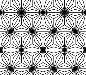 Seamless geometric pattern based on Kumiko ornament