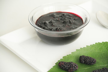 Leaf, blackberry, fruit, jelly, São Paulo, Brazil