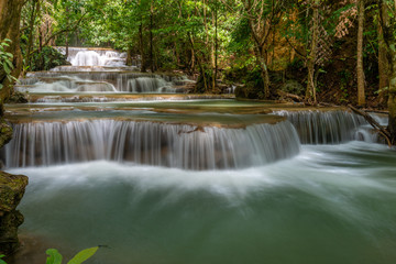 Fototapeta na wymiar Cascade waterfall in Thailand